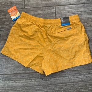 Columbia Women's Athletic Shorts - Mustard Yellow